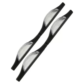   Compass ajtóélvédő fényvisszaverő betéttel (fehér) - 2db