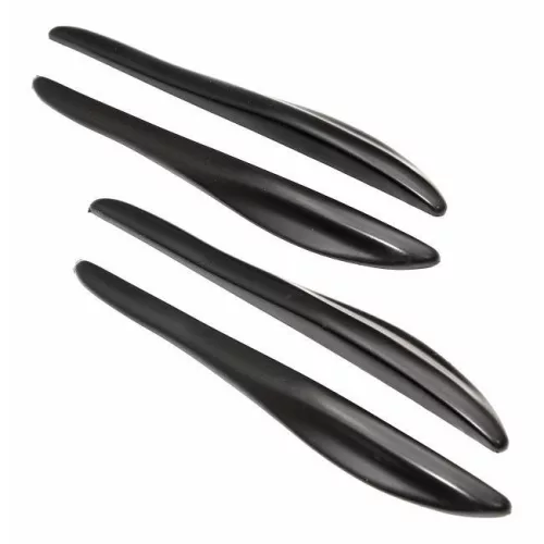 Ajtóélvédő - fekete - 19cm - 4darabos