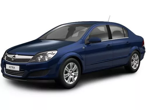 OPEL ASTRA H SEDAN 3D GUMIMATTEN (2004-2012)
