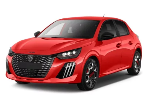 PEUGEOT E-208 3D GUMIMATTEN (2019-)