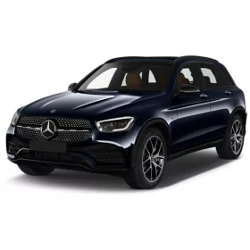   MERCEDES GLC / GLC Coupe 2015-2019, FL2019-> hátsó küszöbvédő (2db) - fényes ezüst - Avisa