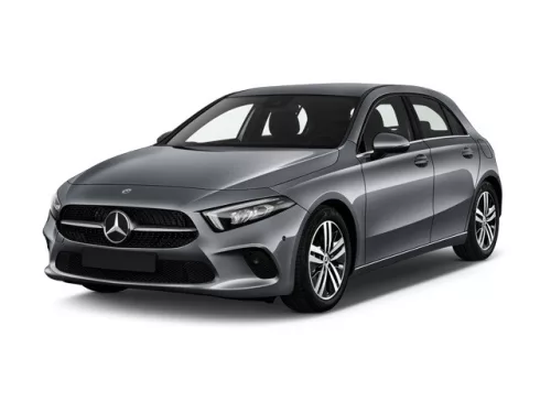MERCEDES A Class IV W177 / V177 limousine / hatchbatck 5D 2018-> hátsó küszöbvédő (2db) - fényes ezüst - Avisa