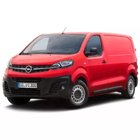   OPEL VIVARO III 2019-> küszöbvédő "Embossed rectangles" (2db-első) - fekete - Avisa