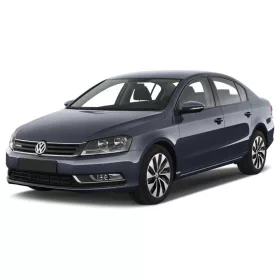   VOLKSWAGEN PASSAT B7 2011-2014 küszöbvédő "Exclusive" (4db) - szatén ezüst - Avisa