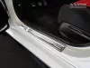 VOLKSWAGEN T-ROC 2017-2022, FL2022-> küszöbvédő "Sportline" gravírozva - fényes ezüst - Avisa