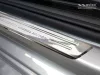 VOLKSWAGEN GOLF SPORTSVAN 2014-2017, FL 2017-> küszöbvédő "Special Edition" (króm felirat) (4db) - szatén ezüst - Avisa