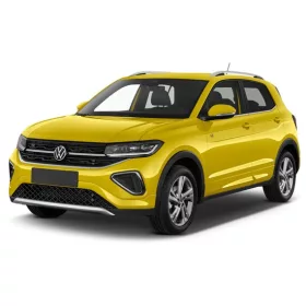   VOLKSWAGEN T-Cross 2018-> küszöbvédő "Cross" (4db) - szatén ezüst - Avisa