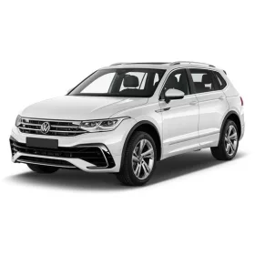   VOLKSWAGEN TIGUAN II ALLSPACE 2017-2020, FL2020-> küszöbvédő blue '' HYBRID '' (4db) - fényes fekete - Avisa
