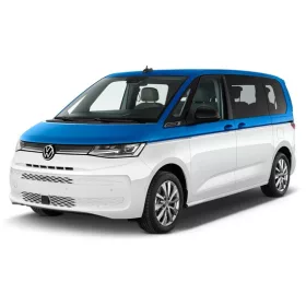   VOLKSWAGEN MULTIVAN T7 2021-> küszöbvédő "HYBRID" (4db) - fényes fekete - Avisa