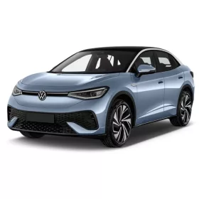   VOLKSWAGEN ID 5 2022-> küszöbvédő blue '' E-POWER '' (4db) - fényes fekete - Avisa