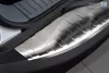 MINI COUNTRYMAN R60 2010-2014 (engrave British flag) hátsó lökhárítóvédő - szatén ezüst - Avisa