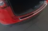 MINI COOPER III 07.2014-> hátsó lökhárítóvédő - fényes ezüst / piros/fekete carbon - Avisa