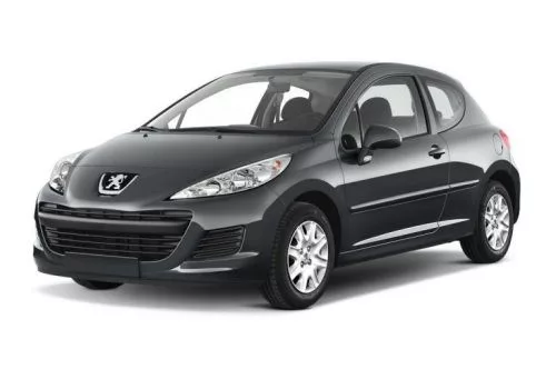 PEUGEOT 207 REZAW-PLAST GUMMI FUẞMATTEN (2006-2012)