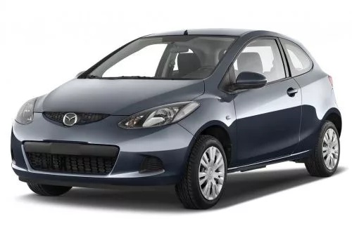 MAZDA 2 (DE) REZAW-PLAST GUMMI FUẞMATTEN (2007-2014)