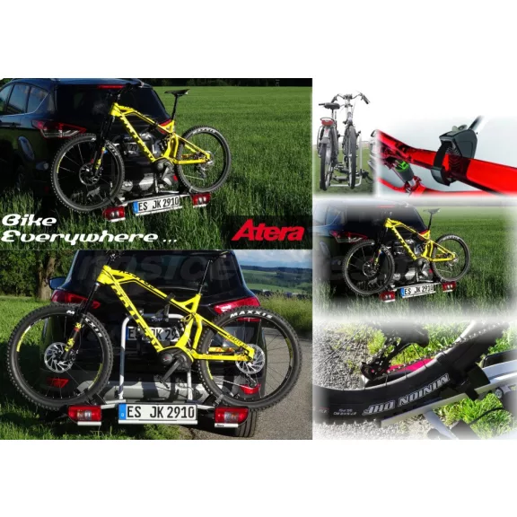 Atera Strada E-Bike XL kerékpártartó, kerékpárszállító vonóhorgra - 2db kerékpár