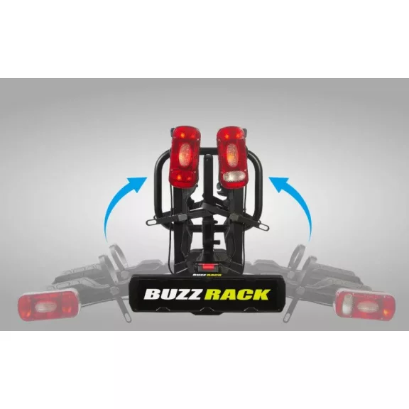 Buzzrack Scorpion Lite 2 kerékpártartó, kerékpárszállító vonóhorgra - 2db kerékpár