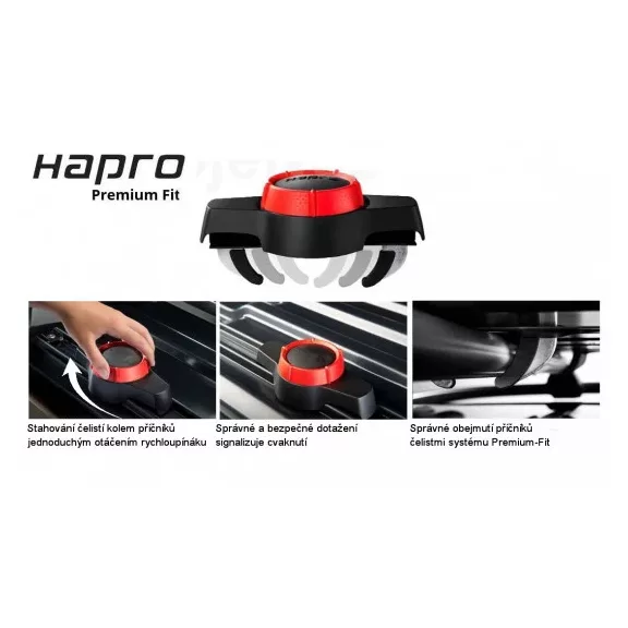 Hapro Traxer 8.6 TETŐBOX - antracit