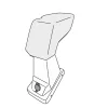 Renault Captur 2017-2019 (12V-os aljzat) ARMSTER kartámasz adapter